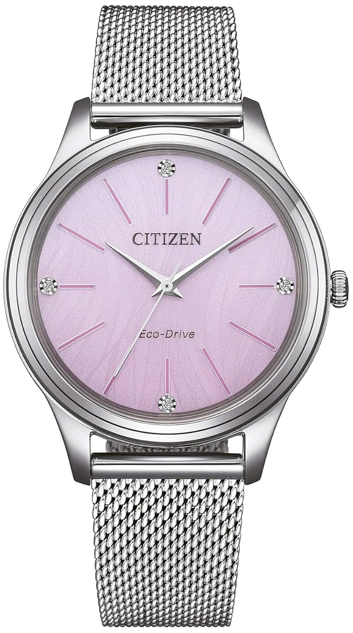 Citizen Damklocka EM1220-82X Elegance Rosa/St&aring;l &Oslash;34 mm