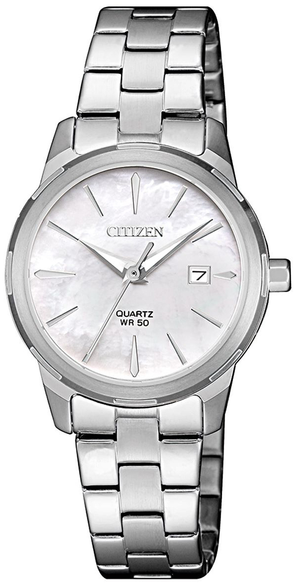 Citizen Damklocka EU6070-51D Elegance Vit/Stål Ø28 mm - Citizen