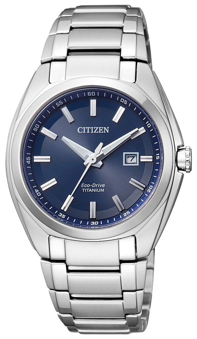 Citizen Damklocka EW2210-53L Titanium Blå/Titan Ø34 mm - Citizen