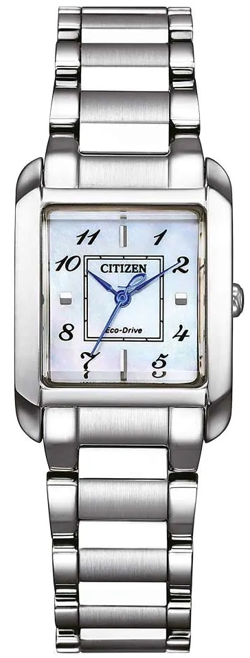 Citizen Damklocka EW5600-87D Eco Drive Vit/Stål 28.4x21.5 mm - Citizen