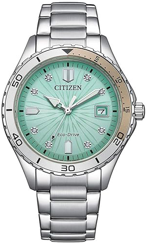 Citizen Damklocka FE6170-88L Marine Turkos/Stål Ø36.8 mm