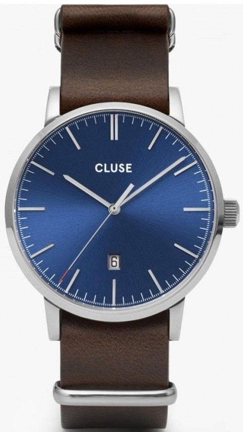 Cluse Damklocka CW0101501008 Aravis Blå/Läder Ø40 mm - Cluse