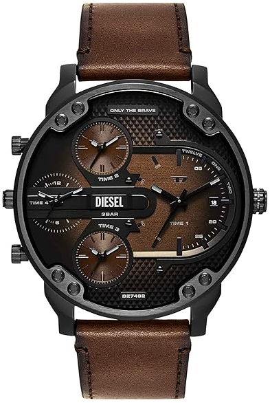 Diesel Herrklocka DZ7492 Mr. Daddy Brun/Läder Ø54 mm - Diesel