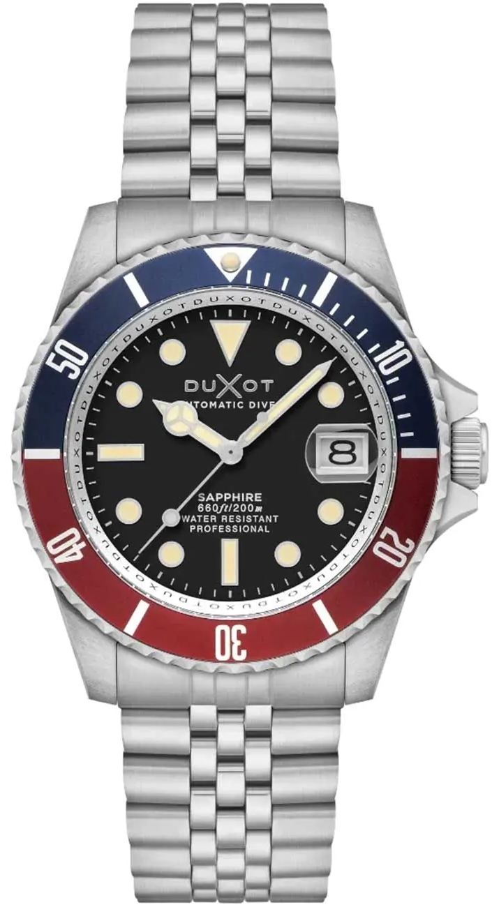 Duxot Herrklocka DX-2057-11 Atlantica Svart/Stål Ø42 mm - Duxot