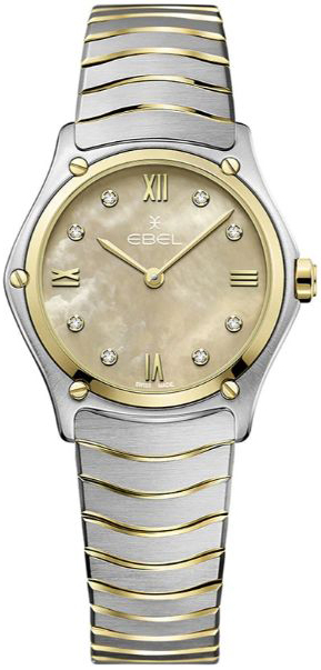 Ebel Damklocka 1216488A Classic Beige/18 karat gult guld Ø29 mm - Ebel