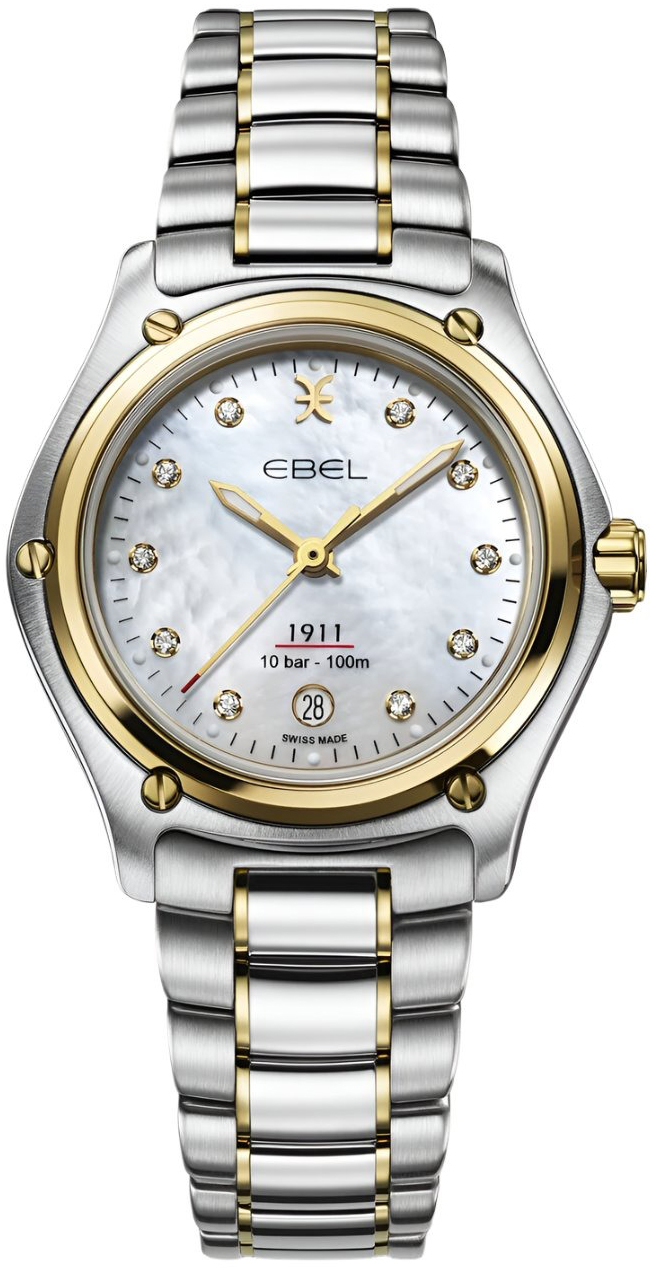 Ebel 1911 Damklocka 1216572 Vit/18 karat gult guld Ø30 mm - Ebel