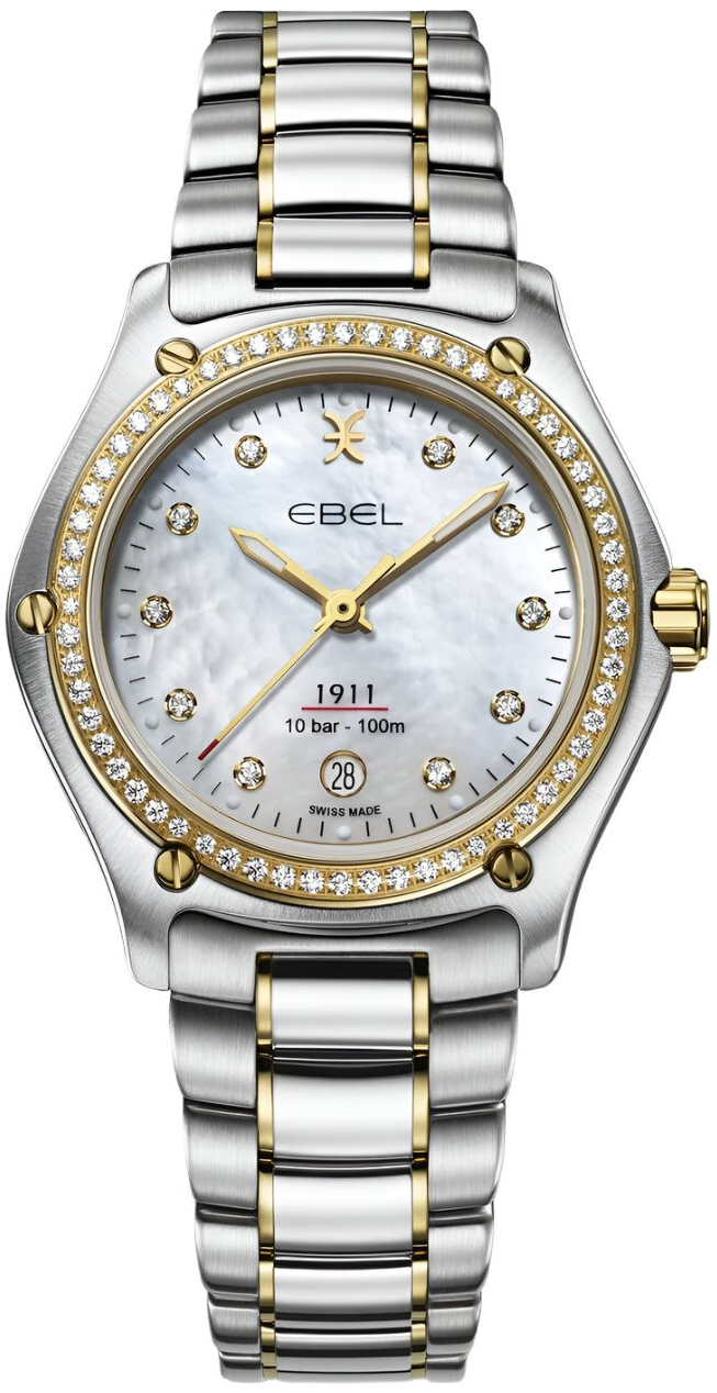 Ebel 1911 Damklocka 1216575 Vit/18 karat gult guld Ø30 mm - Ebel