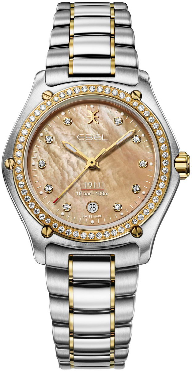 Ebel 1911 Damklocka 1216576 Beige/18 karat gult guld Ø30 mm - Ebel
