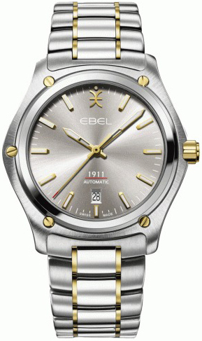Ebel 1911 Herrklocka 1216616 Grå/18 karat gult guld Ø42 mm - Ebel