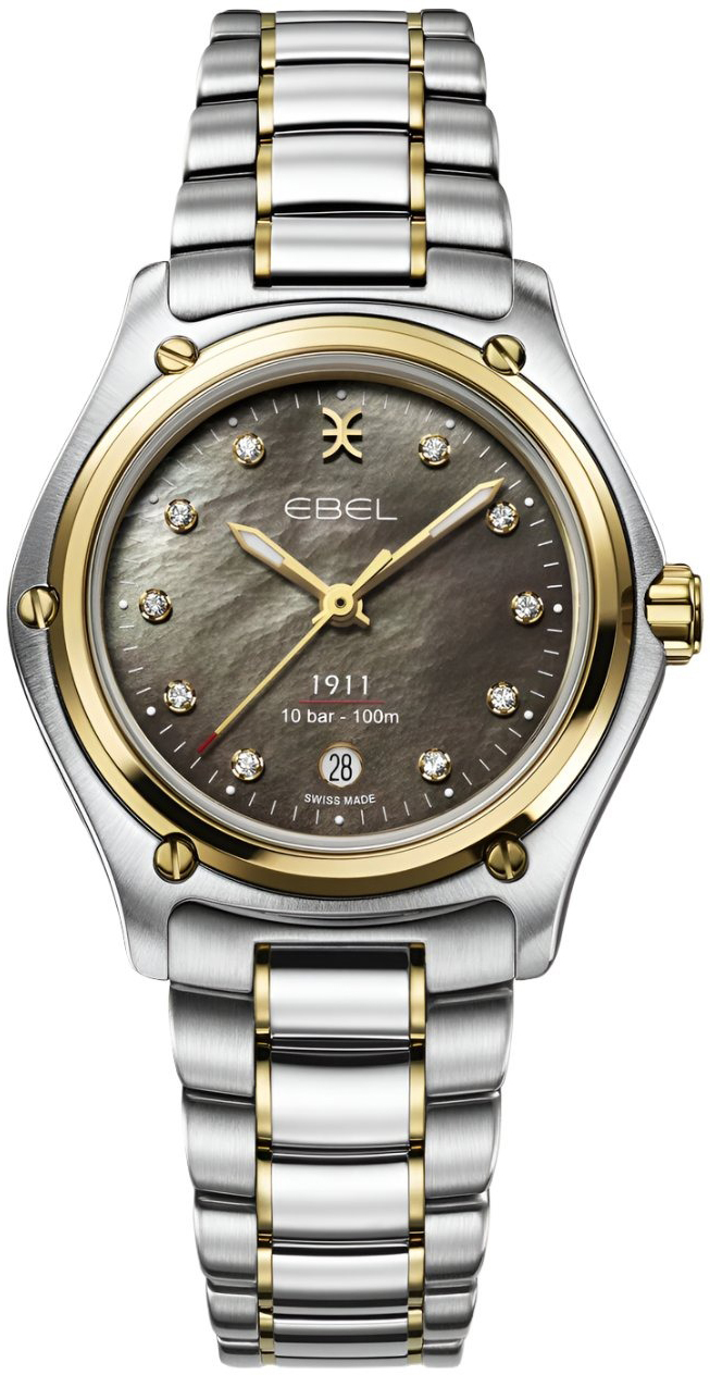 Ebel 1911 Damklocka 1216660 Grå/18 karat gult guld Ø30 mm - Ebel
