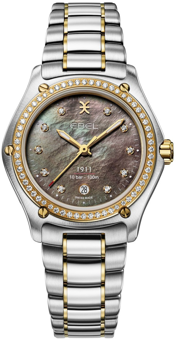 Ebel 1911 Damklocka 1216661 Grå/18 karat gult guld Ø30 mm - Ebel