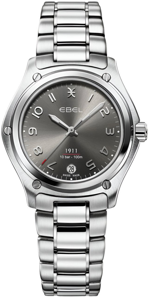 Ebel 1911 Damklocka 1216662 Grå/Stål Ø34 mm - Ebel