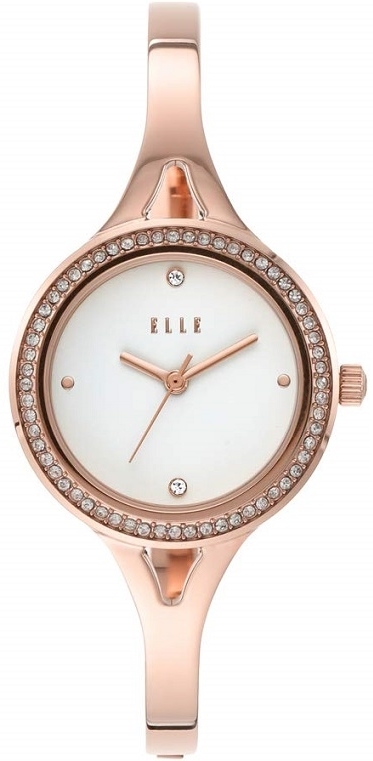 Elle Damklocka ELL27001 Ternes Vit/Roséguldstonat stål Ø27 mm - Elle