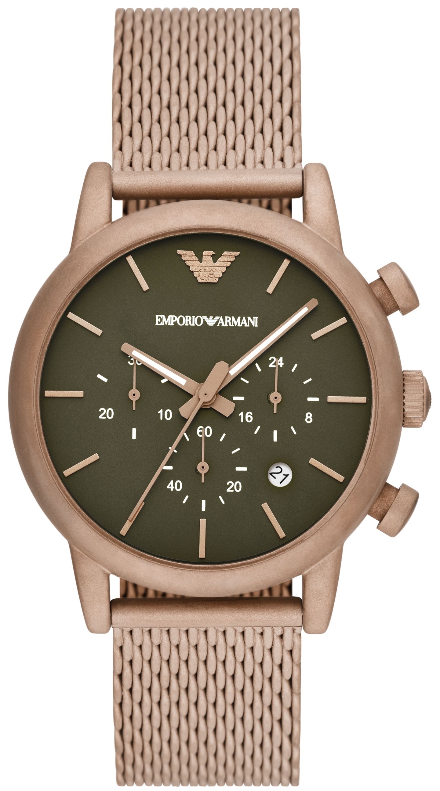 Emporio Armani Herrklocka AR11428 Luigi Grön/Stål Ø41 mm - Emporio Armani