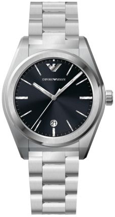 Emporio Armani Herrklocka AR11622 Federico Svart/St&aring;l &Oslash;41 mm