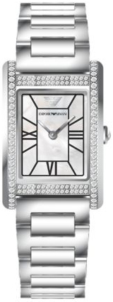 Emporio Armani Damklocka AR11625 Classic Vit/Stål - Emporio Armani