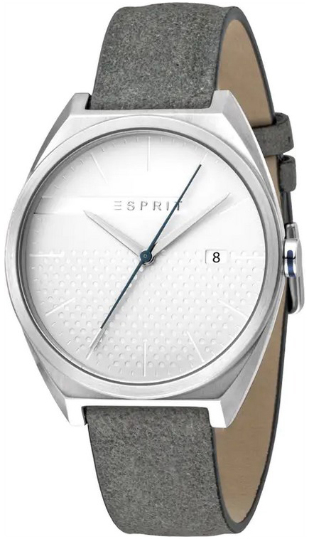 Esprit Herrklocka ES1G056L0015 Silverfärgad/Läder Ø40 mm - Esprit