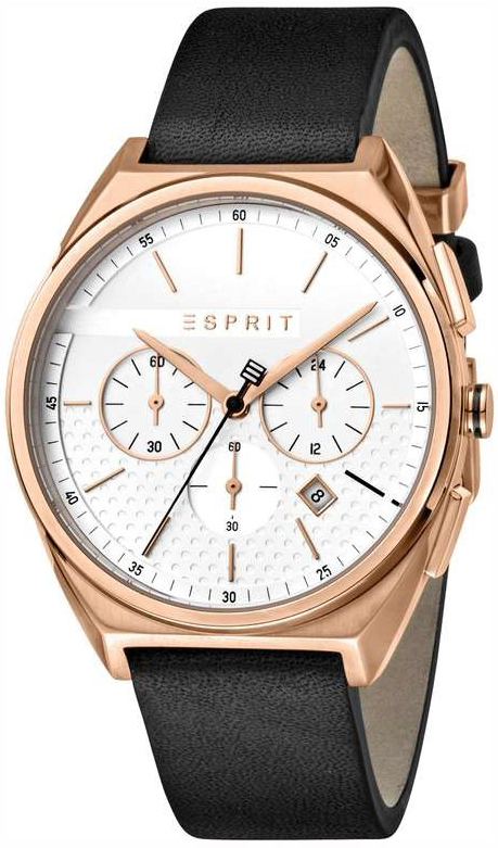 Esprit Herrklocka ES1G062L0035 Vit/Läder Ø42 mm - Esprit