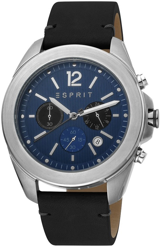 Esprit Herrklocka ES1G159L0025 Field Blå/Läder Ø45 mm - Esprit
