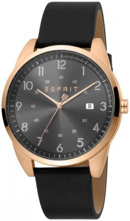 Esprit Herrklocka ES1G212L0045 Cameo Grå/Läder Ø42 mm - Esprit