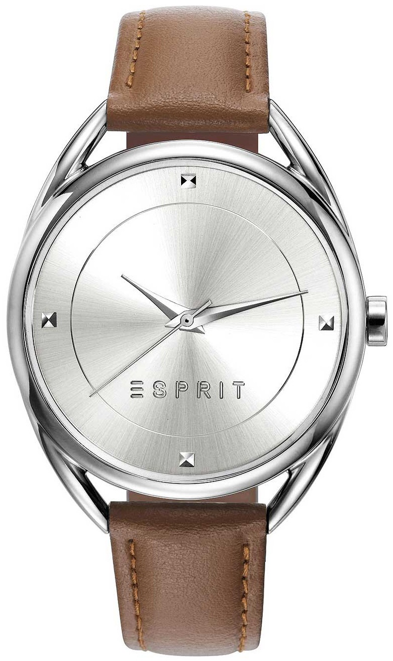 Esprit Dress Damklocka ES906552002 Silverfärgad/Läder Ø36 mm