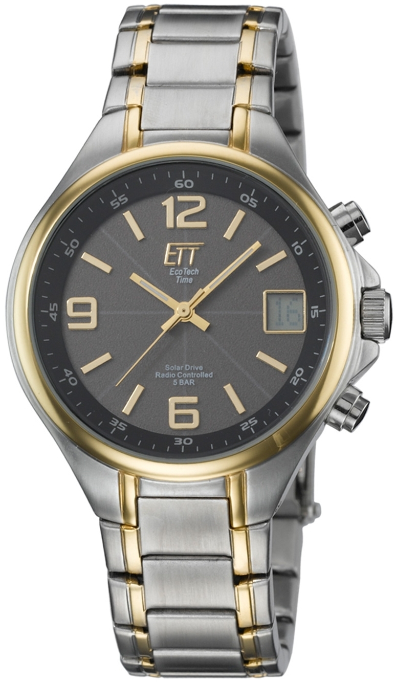 ETT Eco Tech Time Herrklocka EGS-11036-51M Basic Svart/Guldtonat