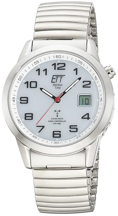 ETT Eco Tech Time Herrklocka EGS-11711-12Z Vit/Stål Ø41 mm