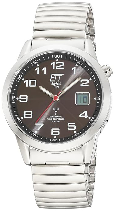 ETT Eco Tech Time Herrklocka EGS-11712-22Z Brun/Stål Ø41 mm
