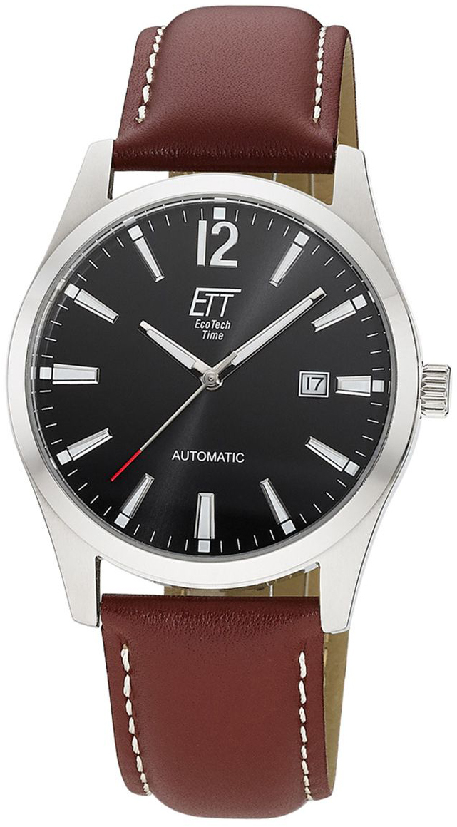 ETT Eco Tech Time Herrklocka EGS-40407-21L Motion Drive Svart/L&auml;der