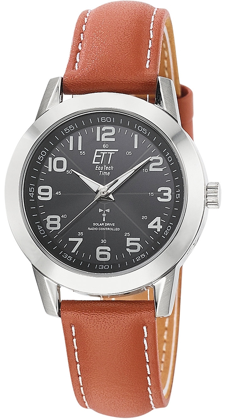 ETT Eco Tech Time Damklocka ELS-11494-22L Gobi Svart/Läder Ø34 mm - ETT Eco Tech Time