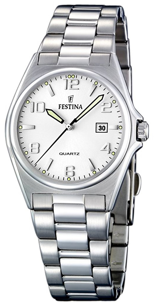 Festina Damklocka F16375-5 Vit/Stål Ø31 mm - Festina