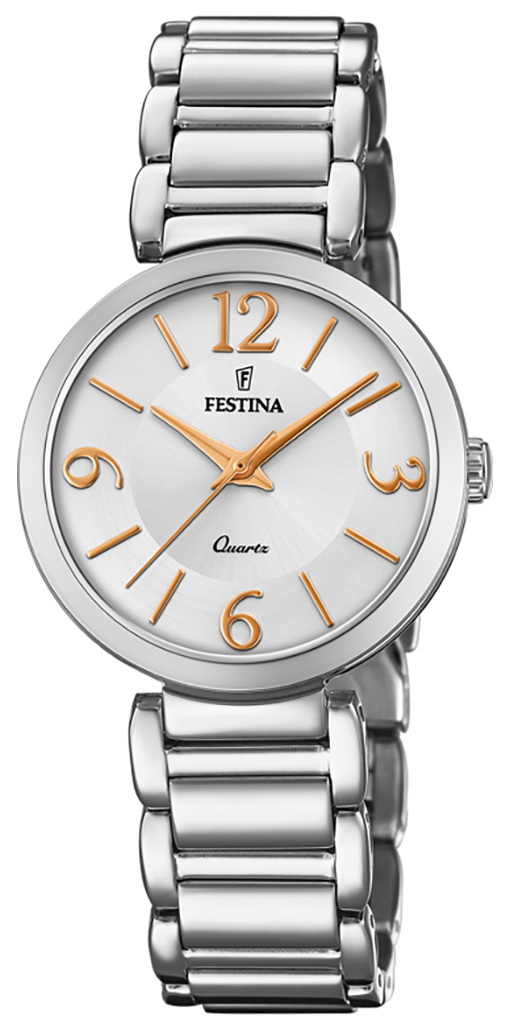 Festina Damklocka F20212-1 Vit/Stål Ø30 mm - Festina