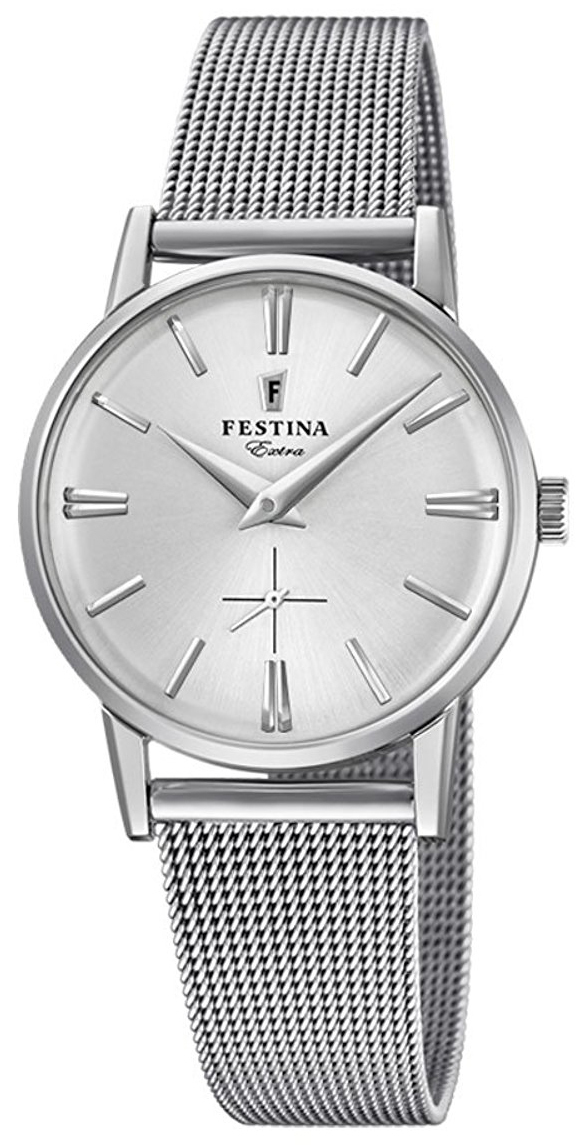 Festina Damklocka F20258-1 Silverfärgad/Stål Ø29 mm - Festina