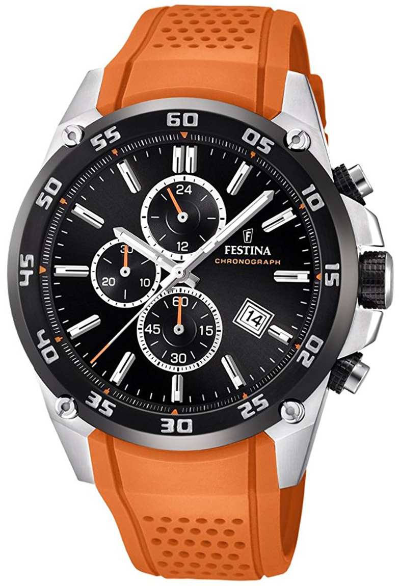 Festina Herrklocka F20330-4 Sport Svart/Gummi Ø46 mm - Festina