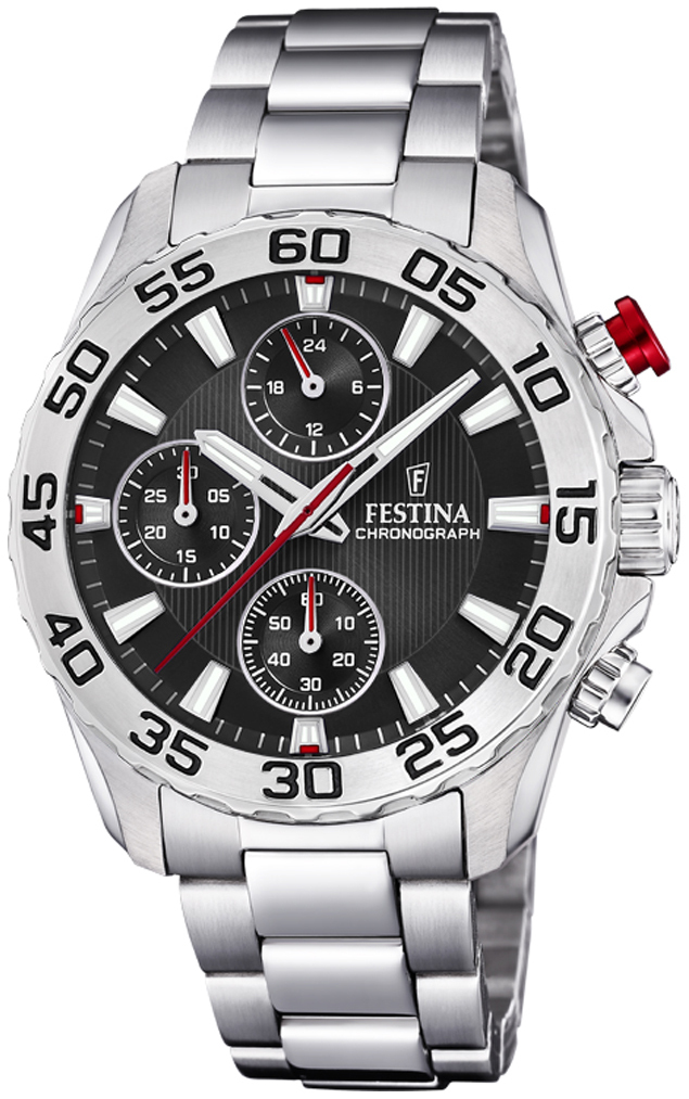 Festina F20457-3 Junior Svart/Stål Ø36 mm - Festina