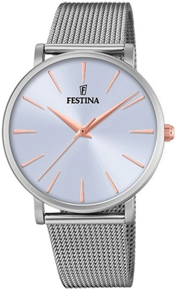 Festina Damklocka F20475-3 Lila/Stål Ø38 mm - Festina