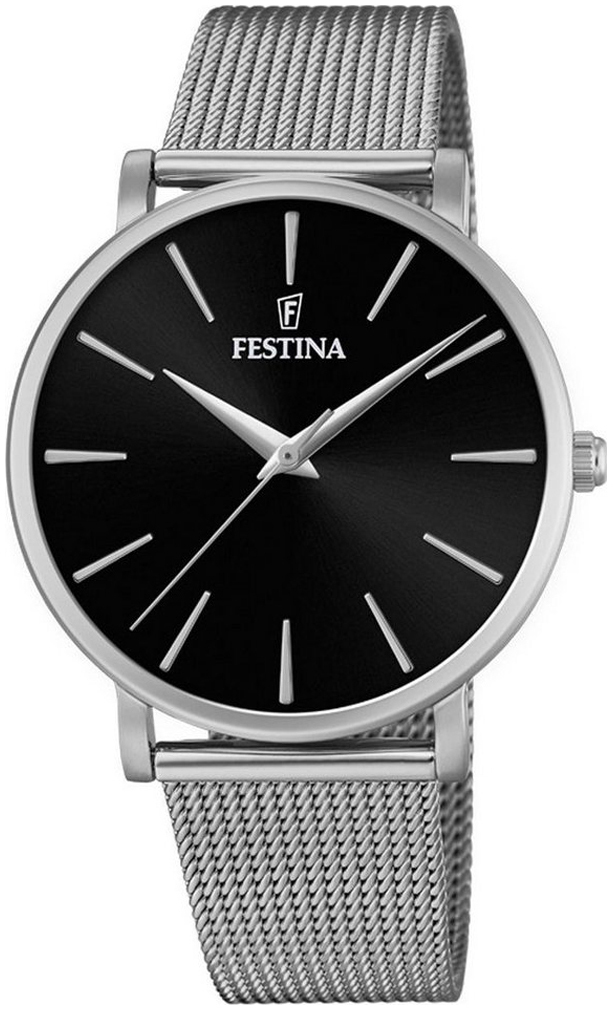 Festina Damklocka F20475-4 Svart/Stål Ø38 mm - Festina