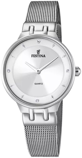 Festina Damklocka F20597-1 Mademoiselle Silverfärgad/Stål Ø30.5 mm - Festina