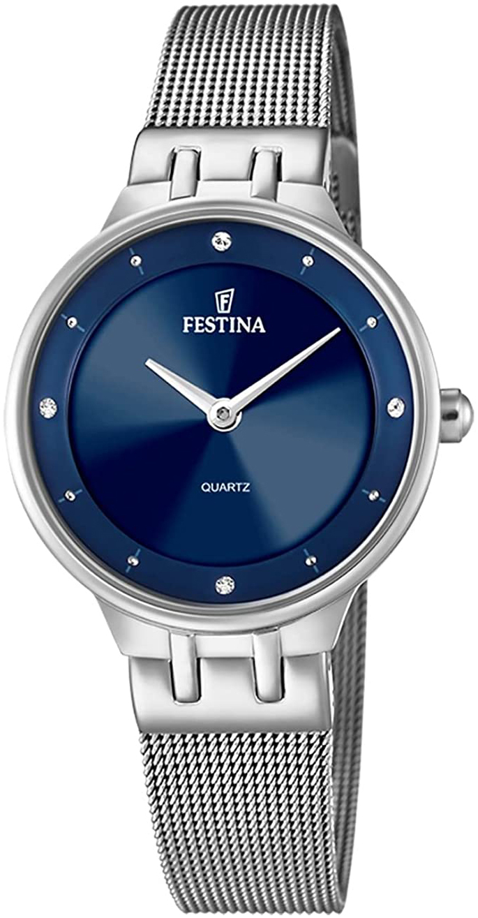 Festina Damklocka F20597-3 Mademoiselle Blå/Stål Ø30.5 mm - Festina