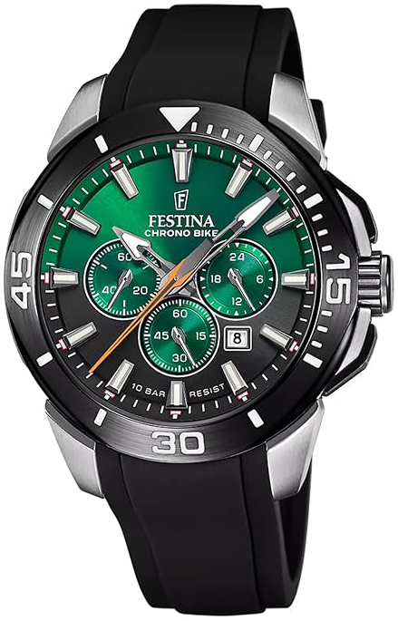 Festina Herrklocka F20642-C Chrono Bike Flerfärgad/Gummi Ø47 mm