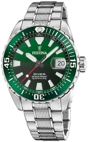 Festina Herrklocka F20669-2 Diver Flerfärgad/Stål Ø44 mm - Festina