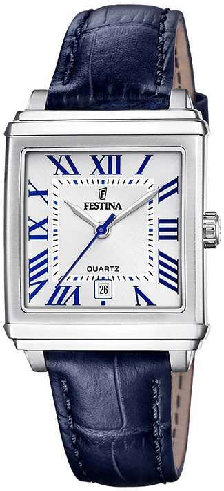 Festina Damklocka F20682-2 Classic Silverf&auml;rgad/L&auml;der