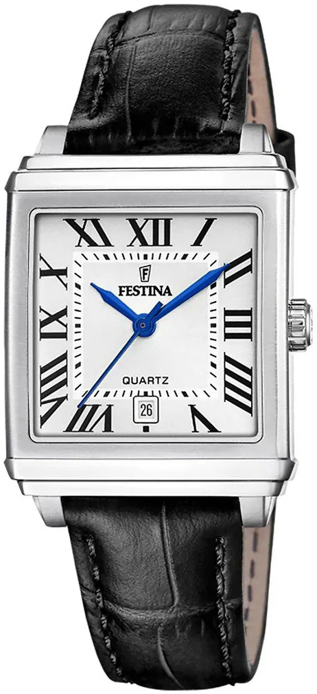 Festina Damklocka F20682-3 Classic Silverfärgad/Läder - Festina