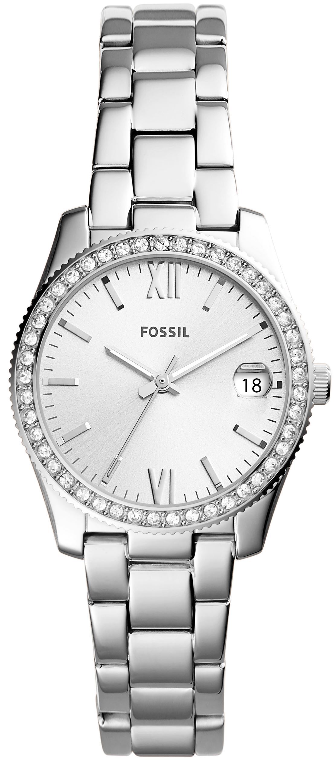 Fossil Damklocka ES4317 Scarlette Mini Silverfärgad/Stål Ø32 mm - Fossil