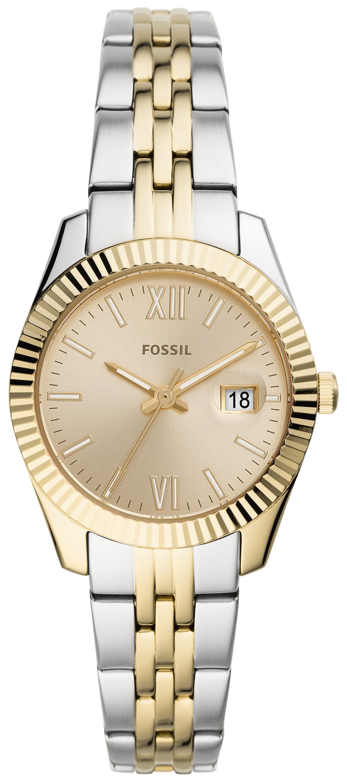 Fossil Damklocka ES4949 Scarlette Mini Guldtonad/Gulguldtonat stål - Fossil