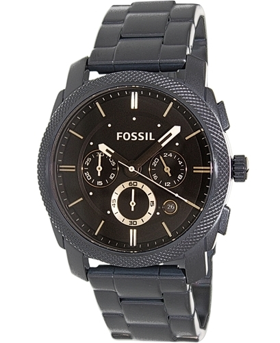 Fossil Herrklocka FS4682 Machine Svart/Stål Ø42 mm - Fossil