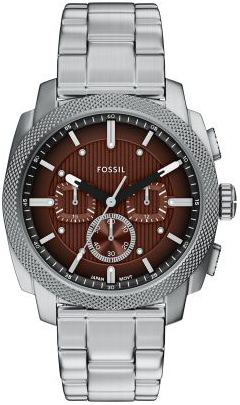 Fossil Herrklocka FS6144 Machine Brun/Stål Ø44 mm - Fossil