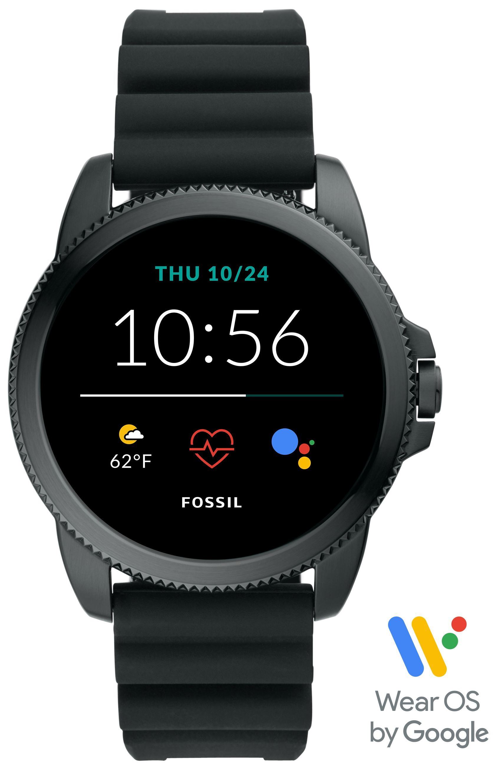Fossil Herrklocka FTW4047 Gen 5E LCD/Gummi Ø44 mm - Fossil