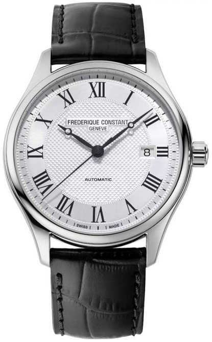Frederique Constant FC-303MC5B6 Classics Silverfärgad/Läder Ø39 mm - Frederique Constant