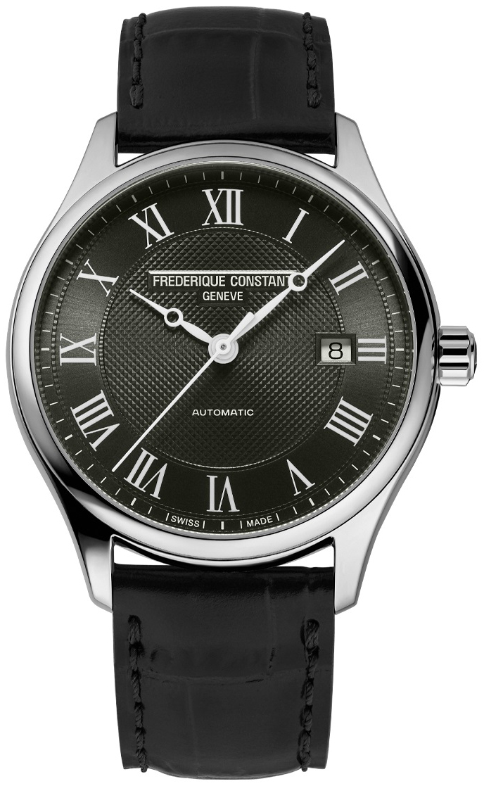 Frederique Constant Herrklocka FC-303MCK5B6 Classics Svart/Läder - Frederique Constant